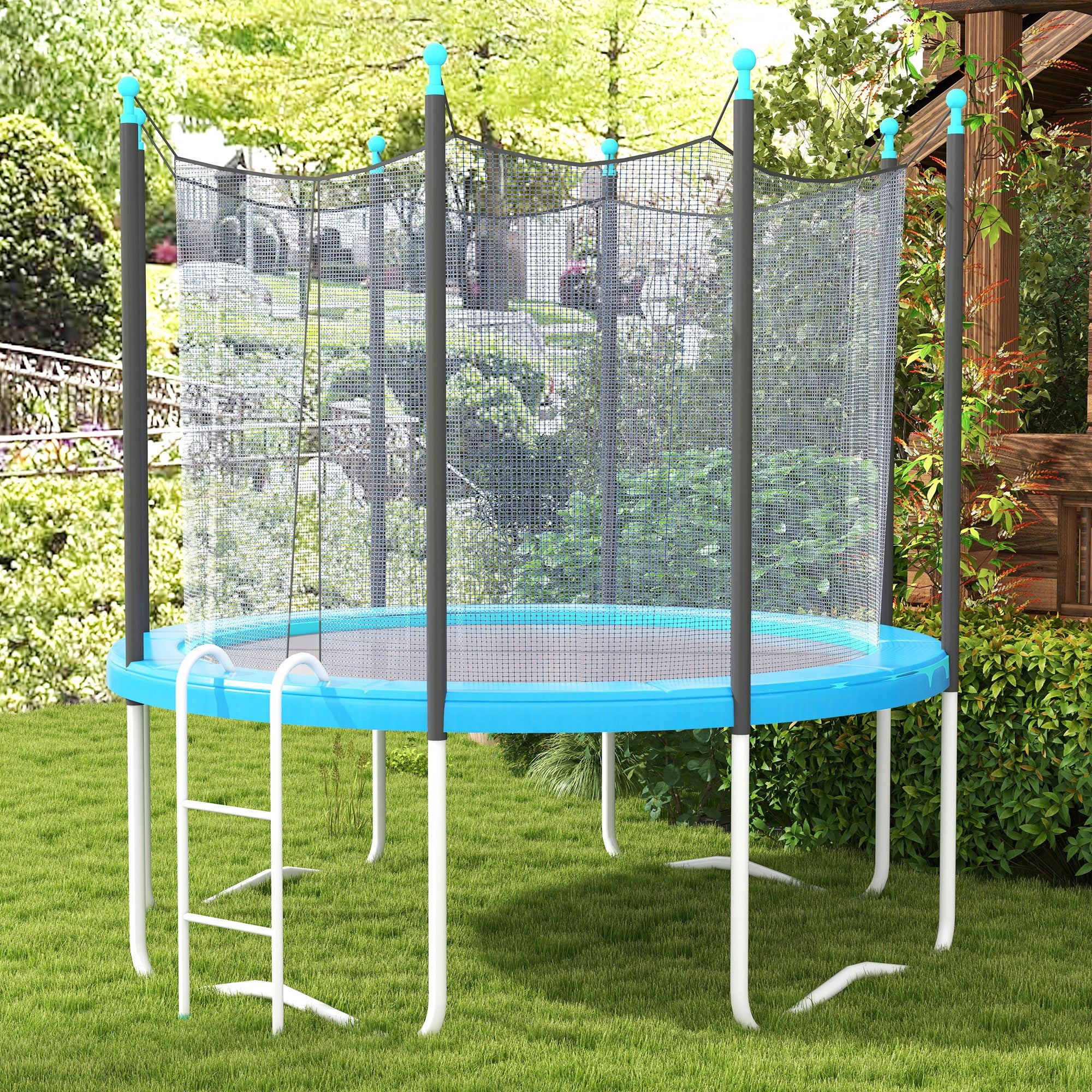 12ft Trampoline Replacement Pad Trampoline Spring Cover EPE Foam Light Blue Trampolines at Gallery Canada