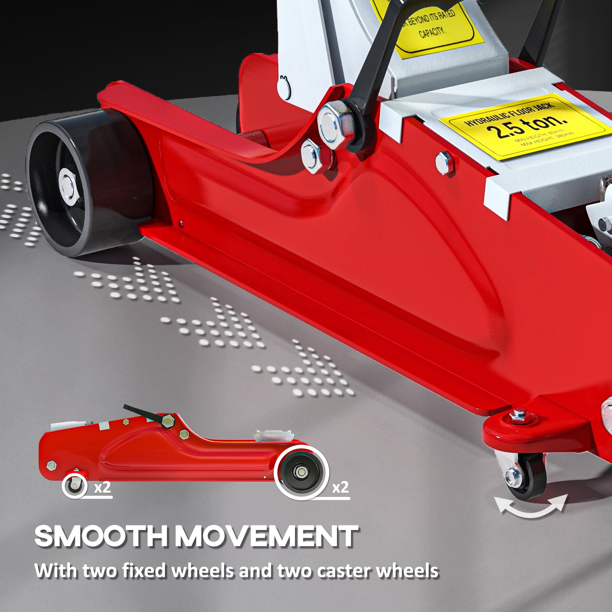 Low Profile Jack, Hydraulic Racing Floor Jack, 3.1