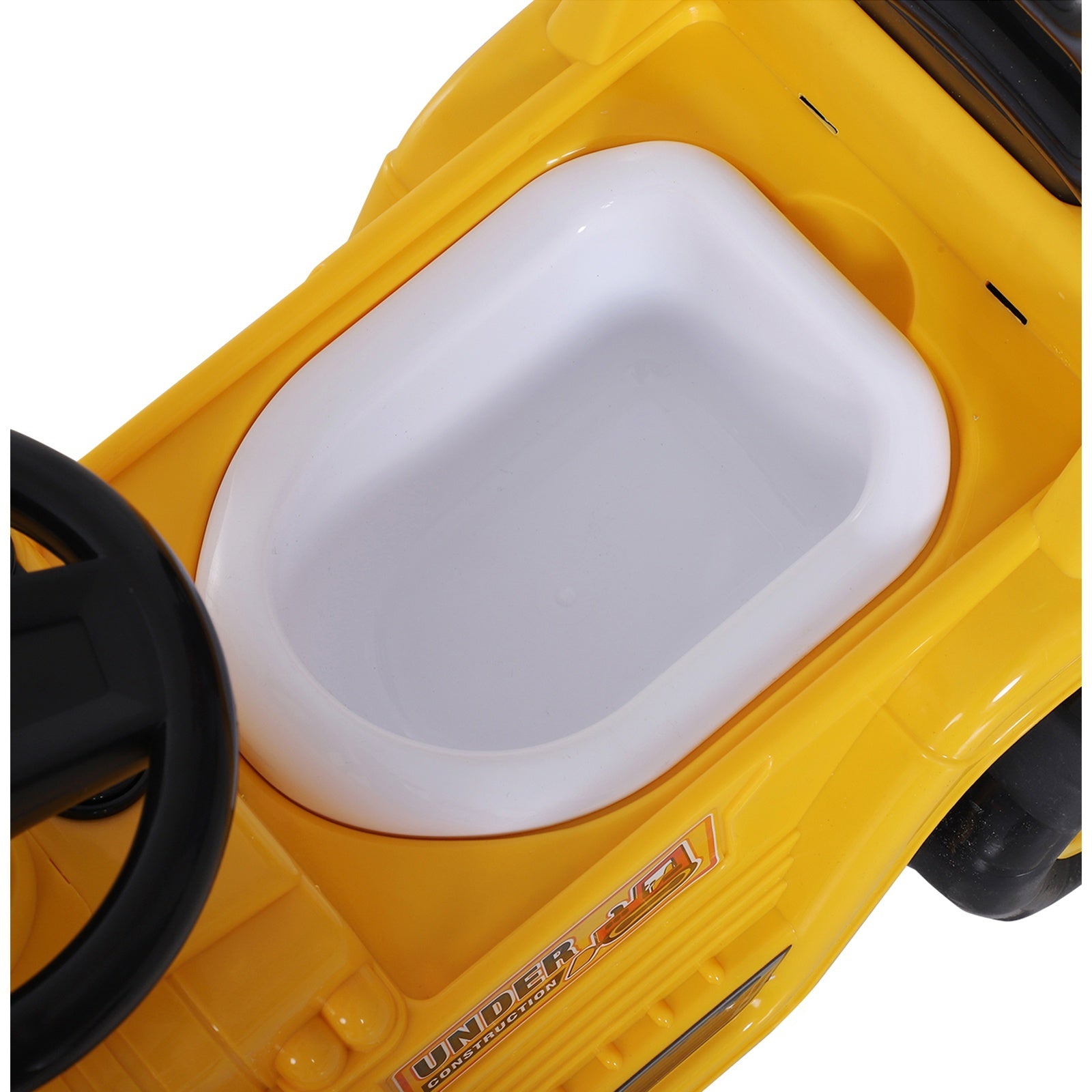 Ride-On Toy Bulldozer with Bucket Horn Steering Wheel Storage Toddlers for 3 years old, Yellow Toy Excavators   at Gallery Canada