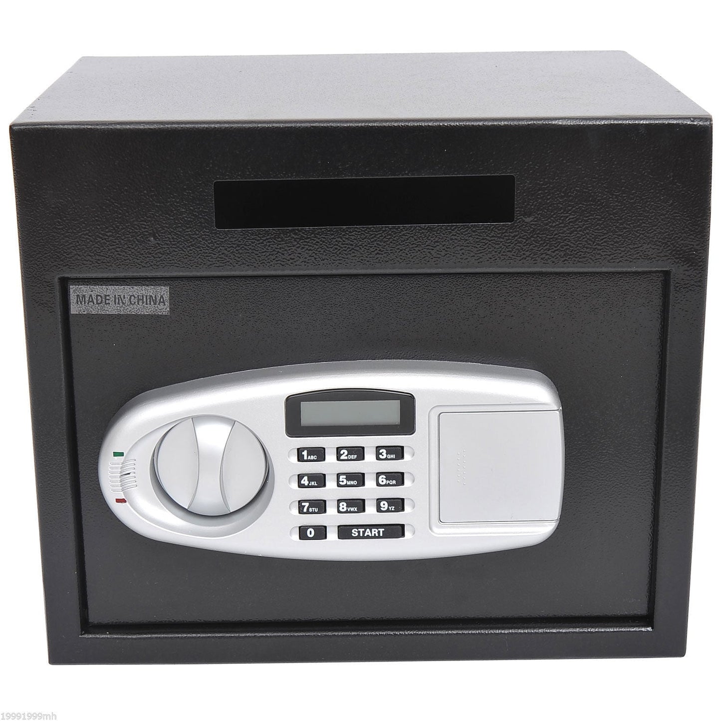 Wall Mounted Steel Electronic Digital Safe Box with Letter Drop Slot Keypad Lock Gun Cash Jewelry Security, Black Safes Black  at Gallery Canada