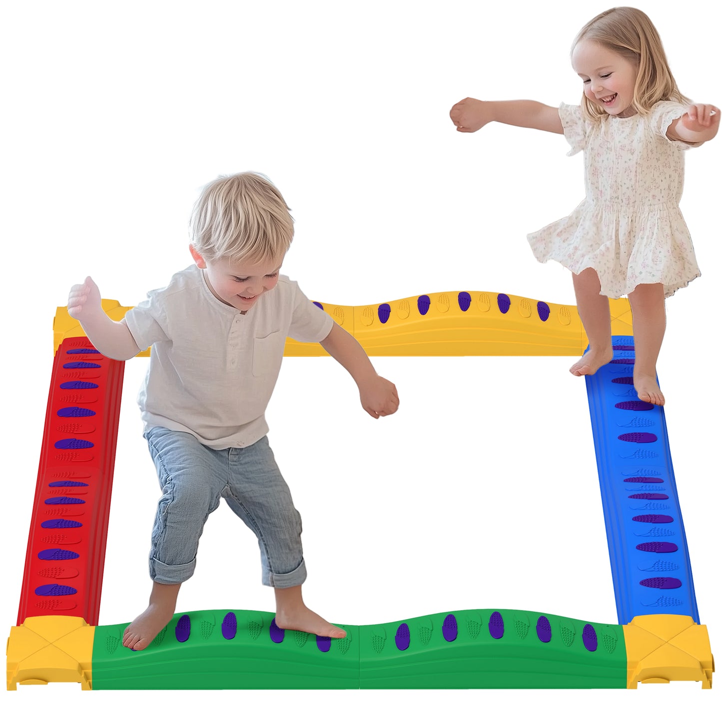 12PCs Balance Beam with Non-Slip Foot Pads for 3-8 Years Baby Gym & Playmats at Gallery Canada