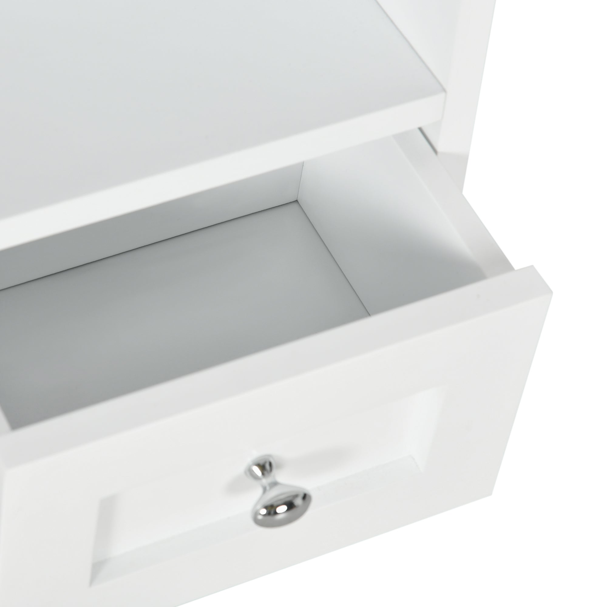 Bathroom Wall Cabinet, Medicine Cabinet, Over Toilet Storage Cabinet with Shelf and Drawers for Hallway, Living Room, White Wall Mounted Cabinets at Gallery Canada