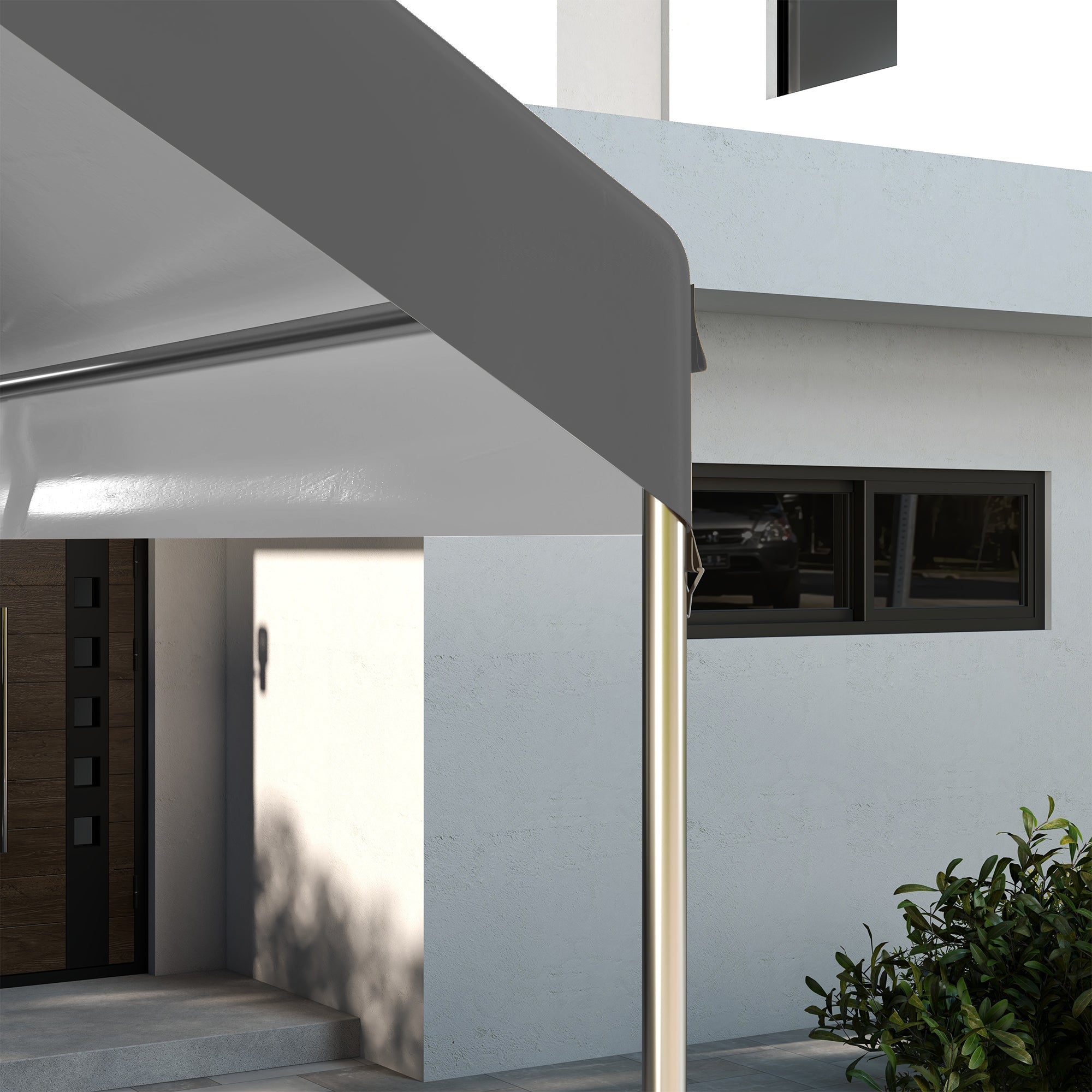 10 x 20ft Carport Replacement Canopy, UV Resistant Garage Car Cover with Ball Bungee Cords, Dark Grey Gazebo Canopy Replacement at Gallery Canada