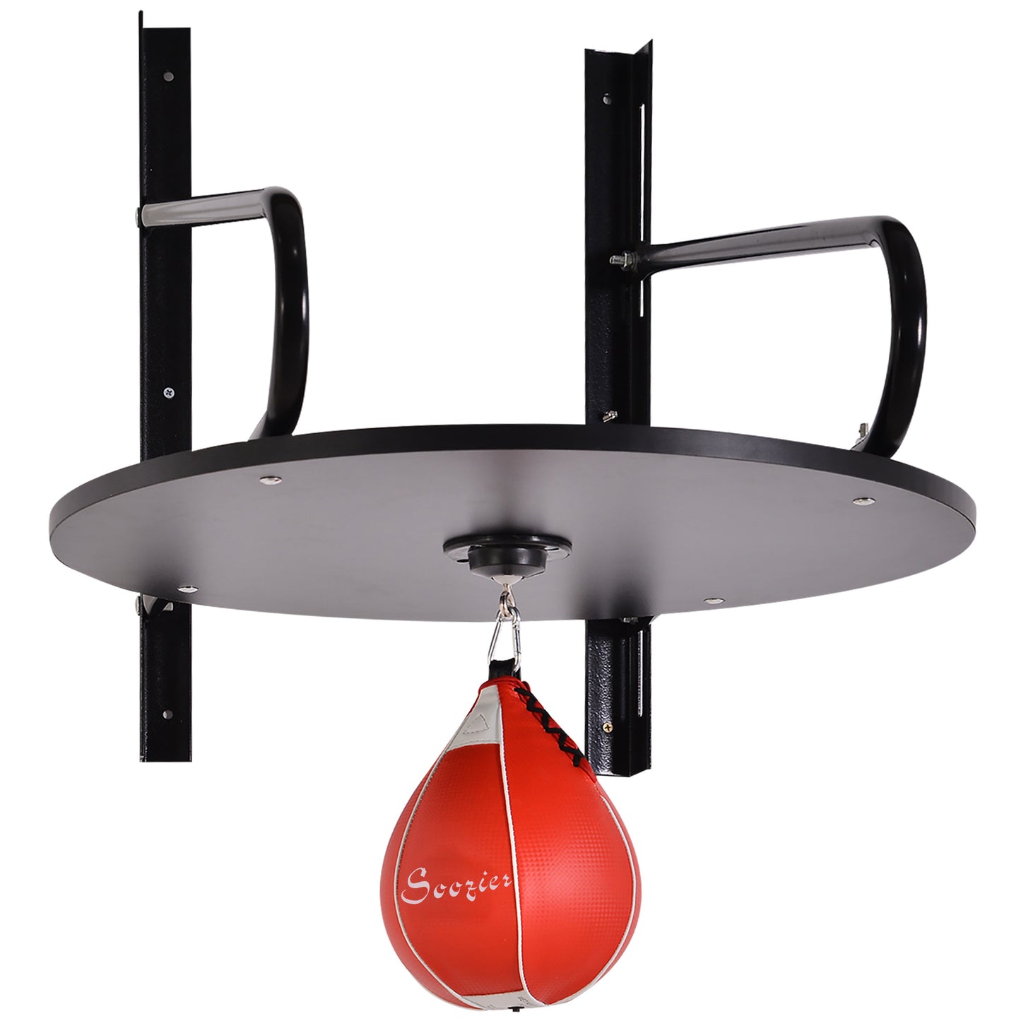 Wall-mounted Speed Bag Boxing Platform with Adjustable Height More-Strength Training Equipment   at Gallery Canada