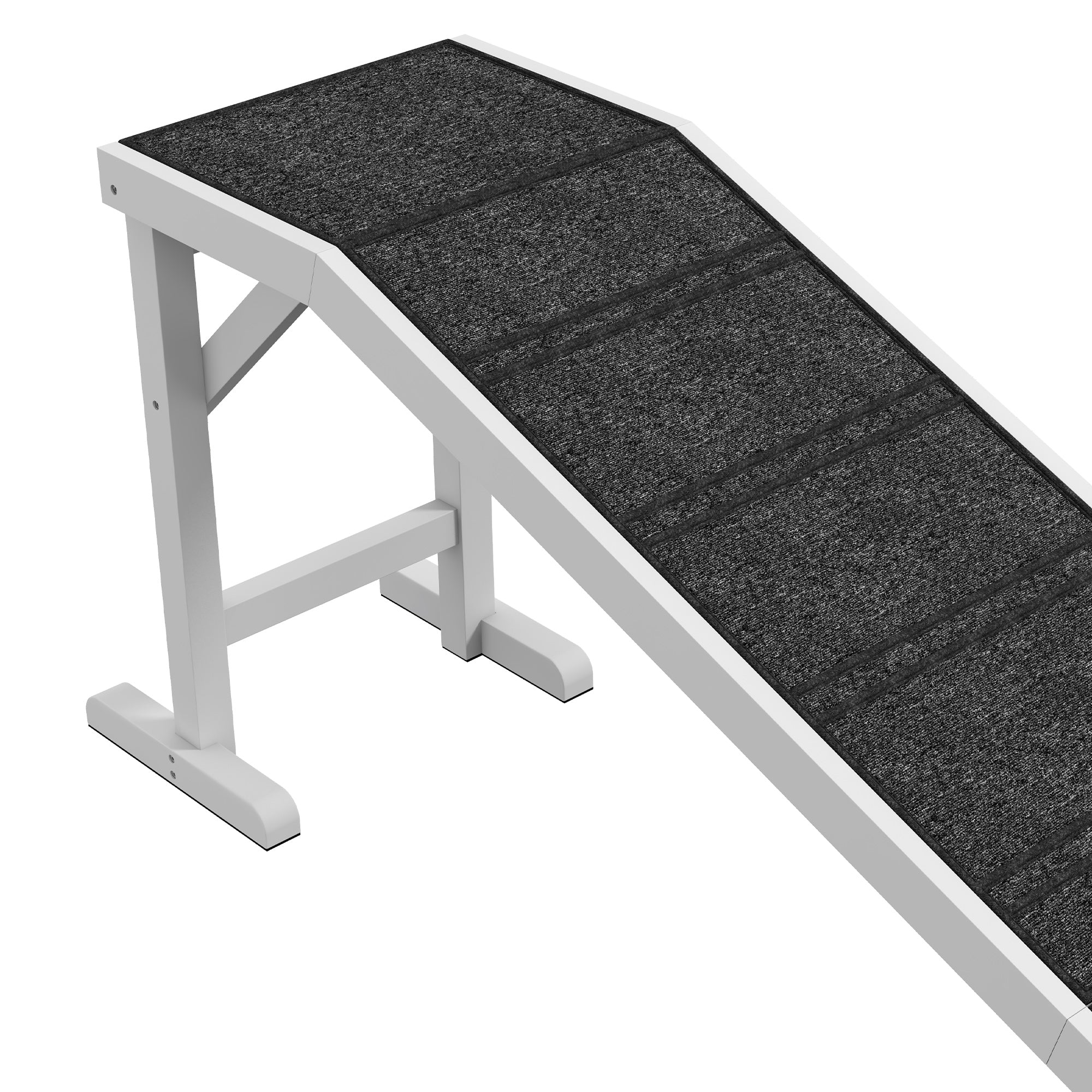 Pet Ramp, Dog Bed Steps with Non-slip Carpet, Top Platform, 74