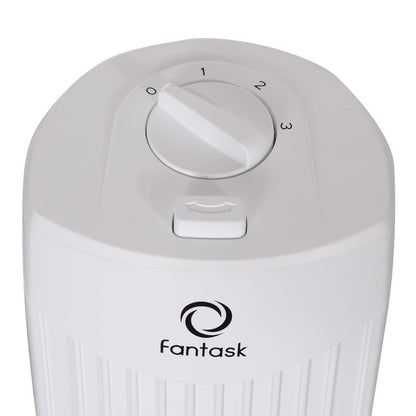 Fantask 35W 28 Inch Quiet Bladeless Oscillating Tower Fan, White Fans   at Gallery Canada