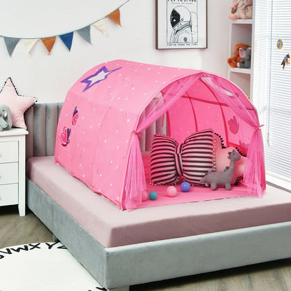 Kids Galaxy Starry Sky Dream Portable Play Tent with Double Net Curtain, Pink Play Tents & Playhouse   at Gallery Canada