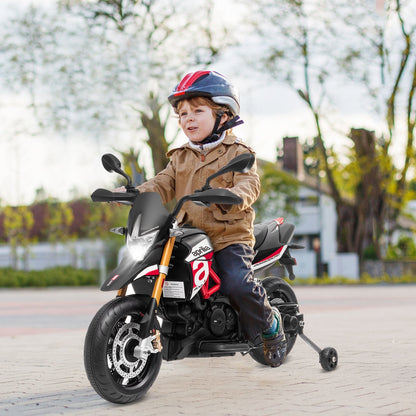 Aprilia Licensed 12V Kids Ride-On Motorcycle, Red Powered Ride On Toys   at Gallery Canada