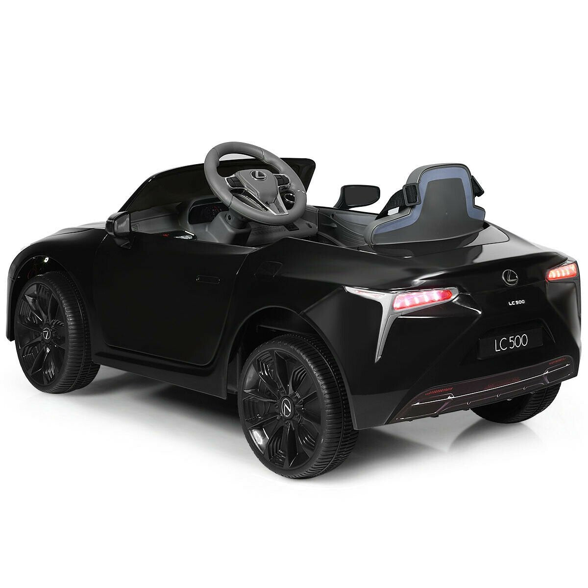 Lexus LC500 Licensed Kids 12V Ride Remote Control Electric Vehicle, Black - Gallery Canada