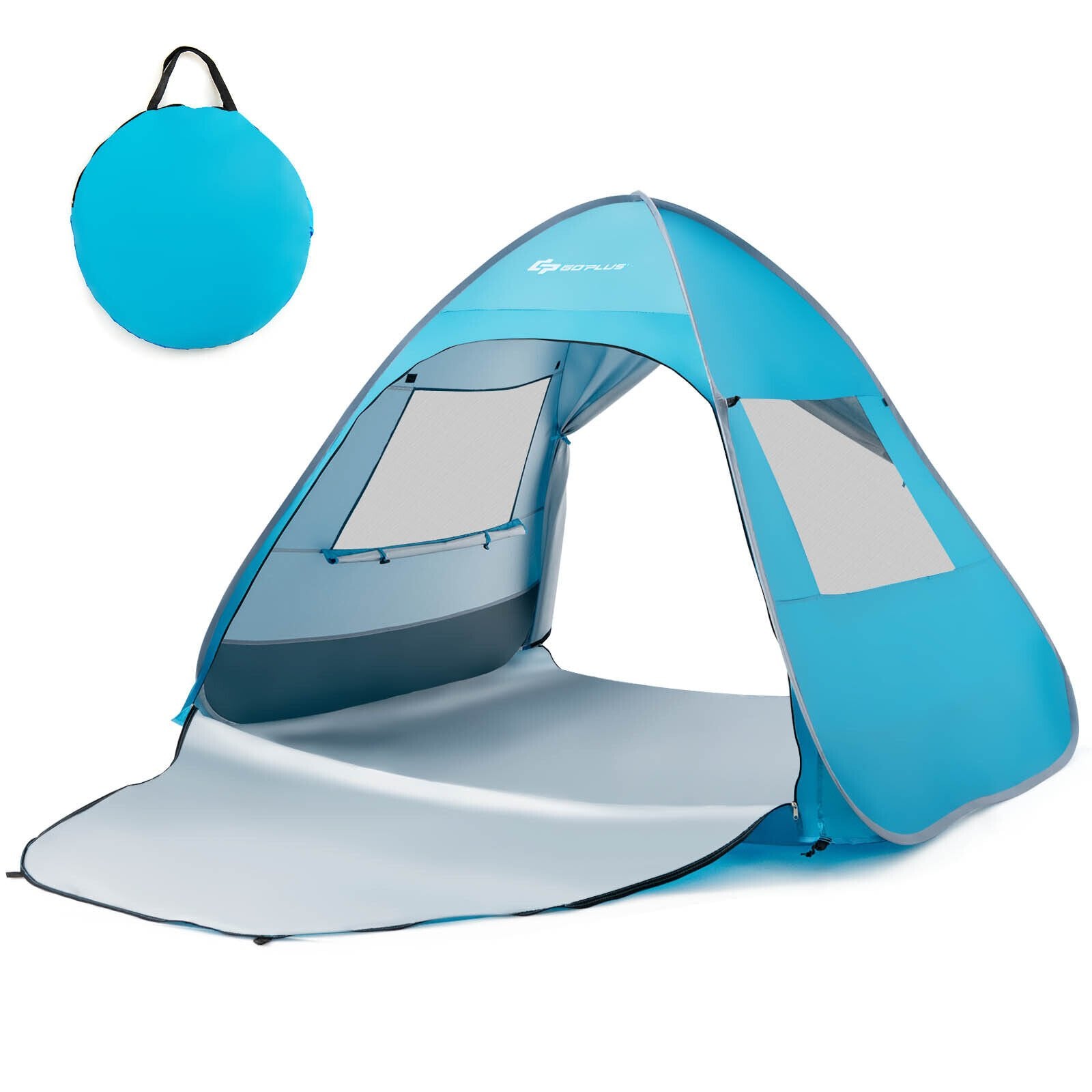 Automatic Pop-up Beach Tent with Carrying Bag, Blue Tents   at Gallery Canada