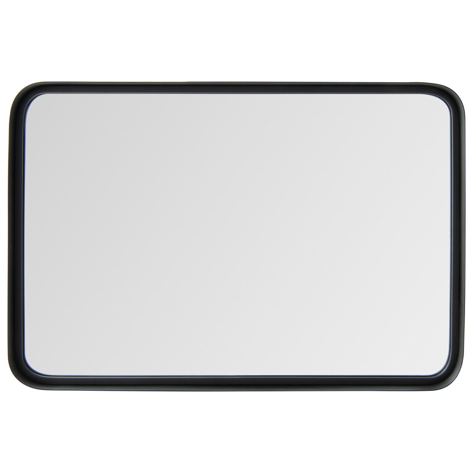 Rectangular Wall Mount Bathroom Mirror with Solid Steel Frame-S, Black Wall Mirrors Black - Small at Gallery Canada