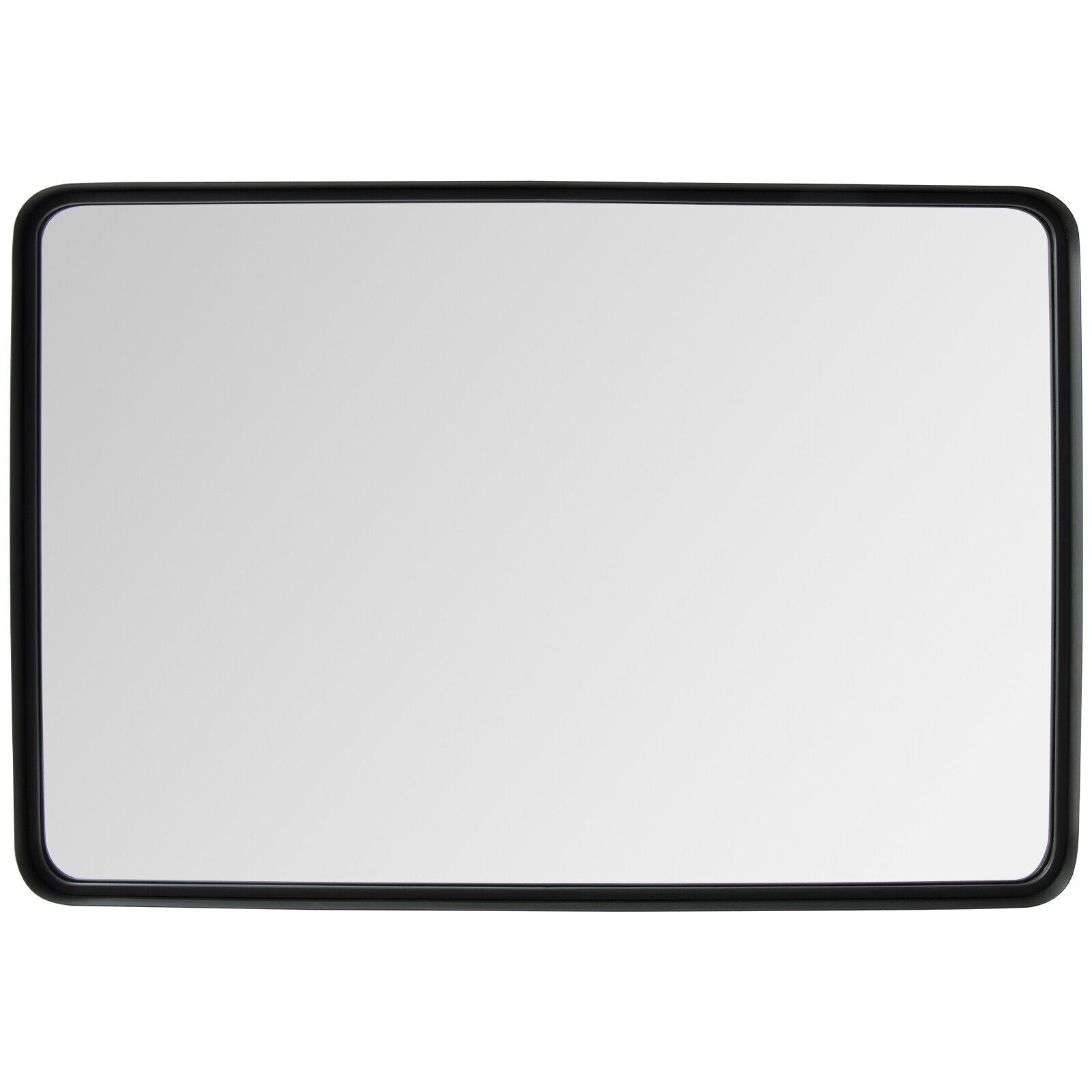 Rectangular Wall Mount Bathroom Mirror with Solid Steel Frame-L, Black Wall Mirrors Black - Large at Gallery Canada