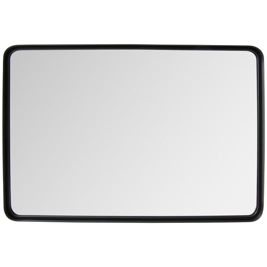 Rectangular Wall Mount Bathroom Mirror with Solid Steel Frame-L, Black Wall Mirrors Black - Large at Gallery Canada