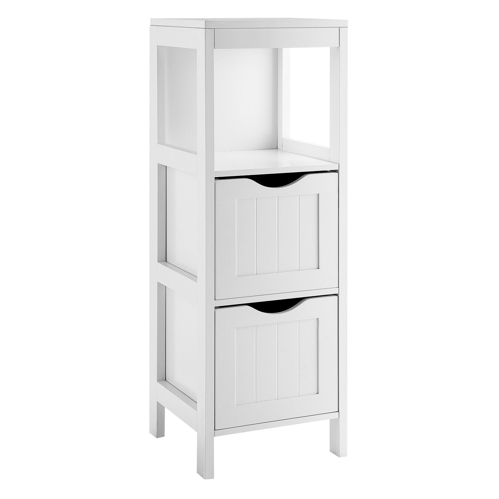 Freestanding Storage Cabinet with 2 Removable Drawers for Bathroom, White Floor Cabinets   at Gallery Canada