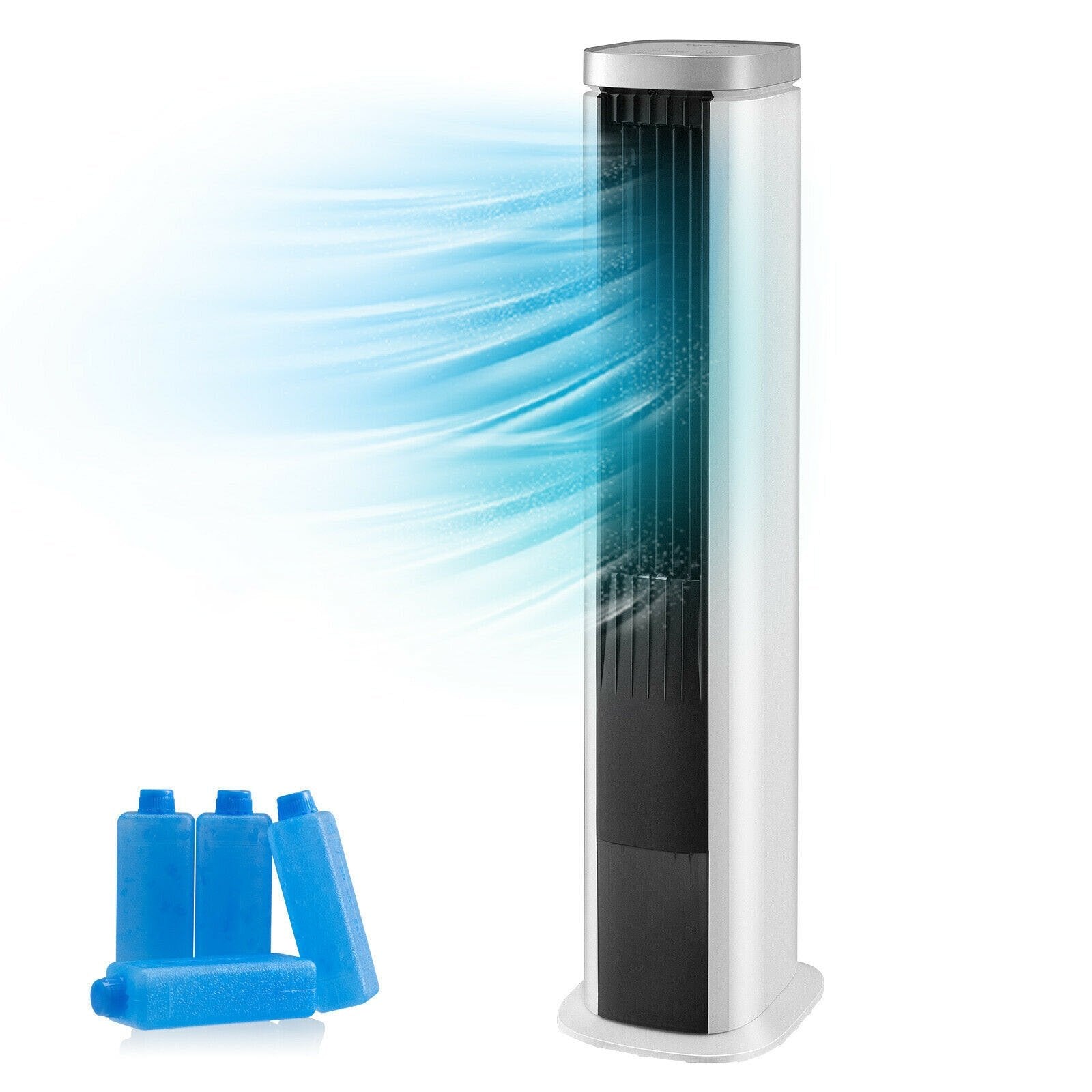 3-In-1 Portable Evaporative Air Cooler with Timer, White Air Coolers White at Gallery Canada