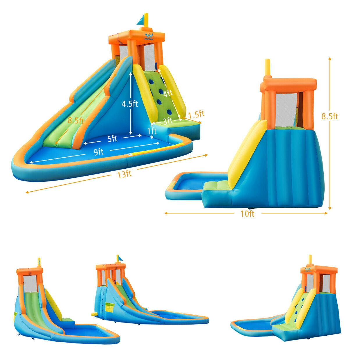 Inflatable Water Slide Bounce House Without Blower Bounce House at Gallery Canada