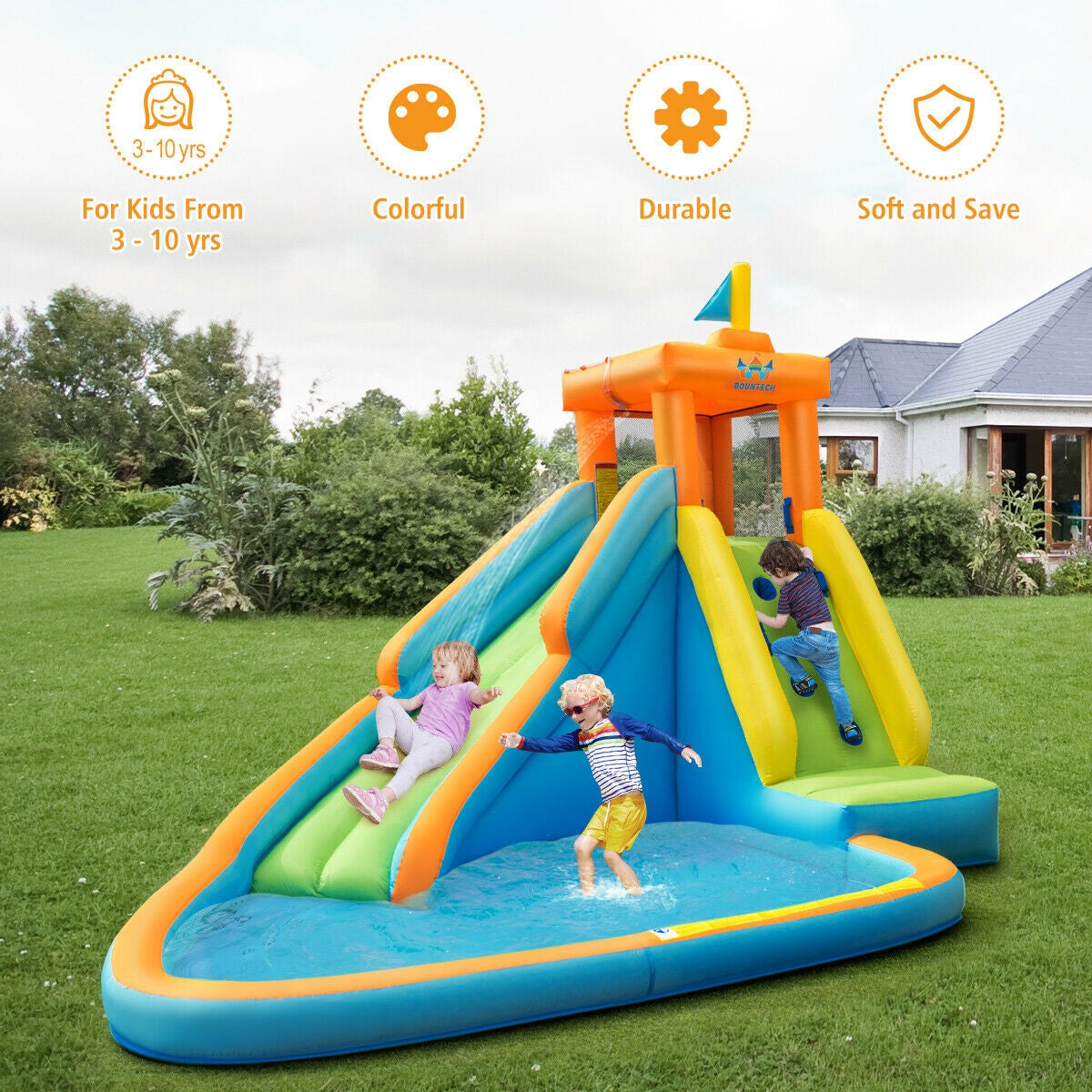 Inflatable Water Slide Bounce House Without Blower Bounce House at Gallery Canada