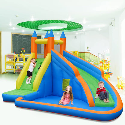 Kids Inflatable Water Slide Bouncing House with Carrying Bag and 480W Blower Bounce House   at Gallery Canada