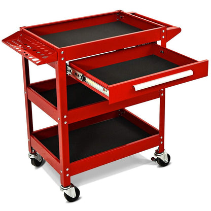 Rolling Tool Cart Mechanic Cabinet Storage ToolBox Organizer with Drawer, Red Garages   at Gallery Canada