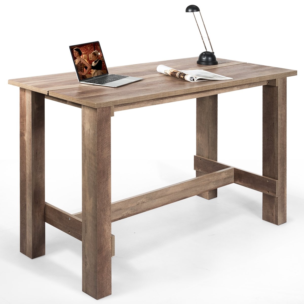 Multifunctional Counter Height Dining Table for Dining Room and Kitchen, Brown Dining Tables   at Gallery Canada