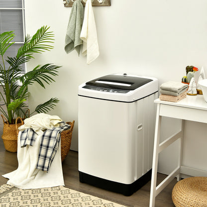 Full-Automatic Washing Machine 1.5 Cu.Ft 11 LBS Washer and Dryer, White Washing Machines   at Gallery Canada