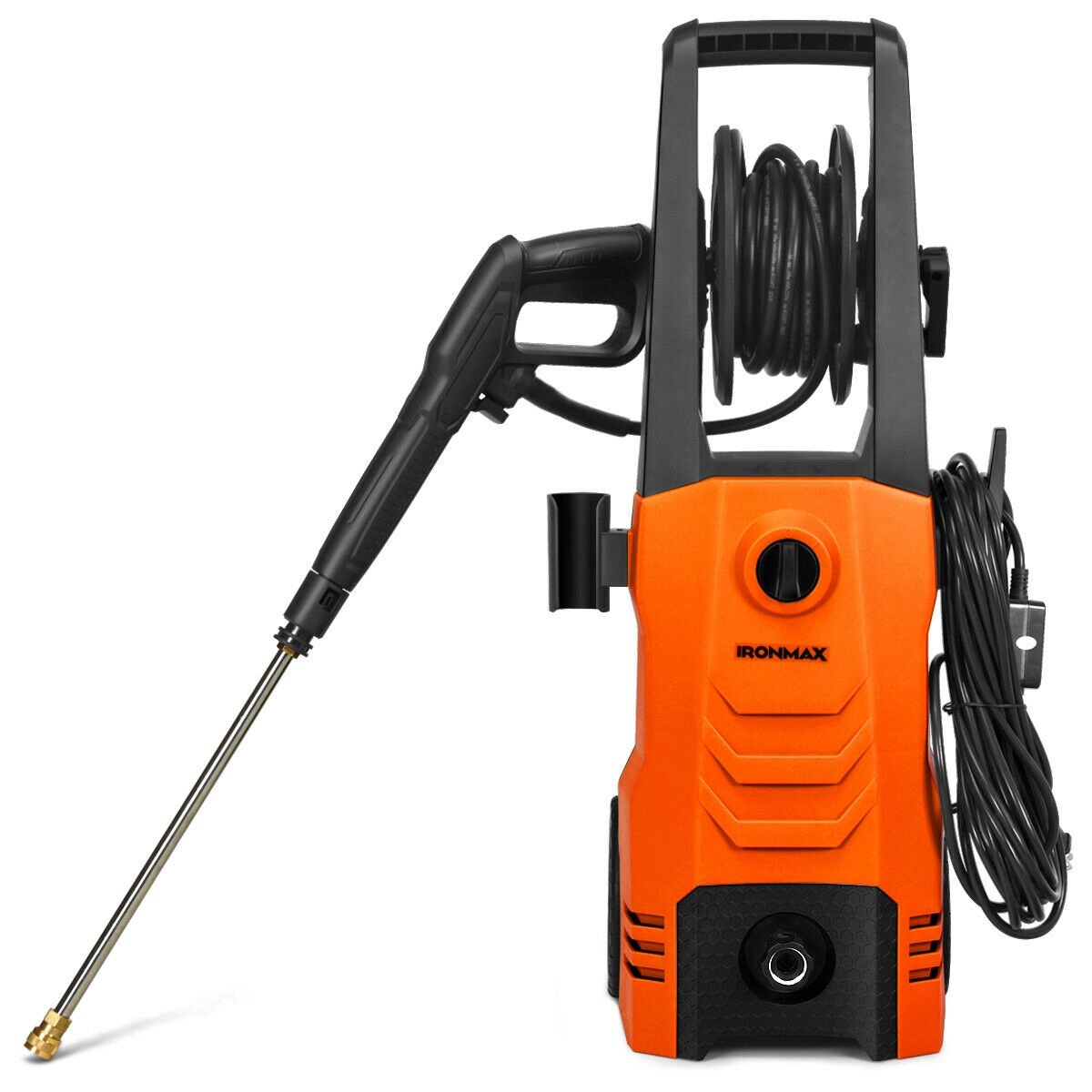 3500PSI Electric High Power Pressure Washer for Car Fence Patio Garden Cleaning, Orange Pressure Washers   at Gallery Canada