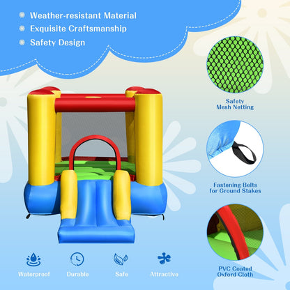 Kids Inflatable Jumping Bounce House without Blower - Gallery Canada