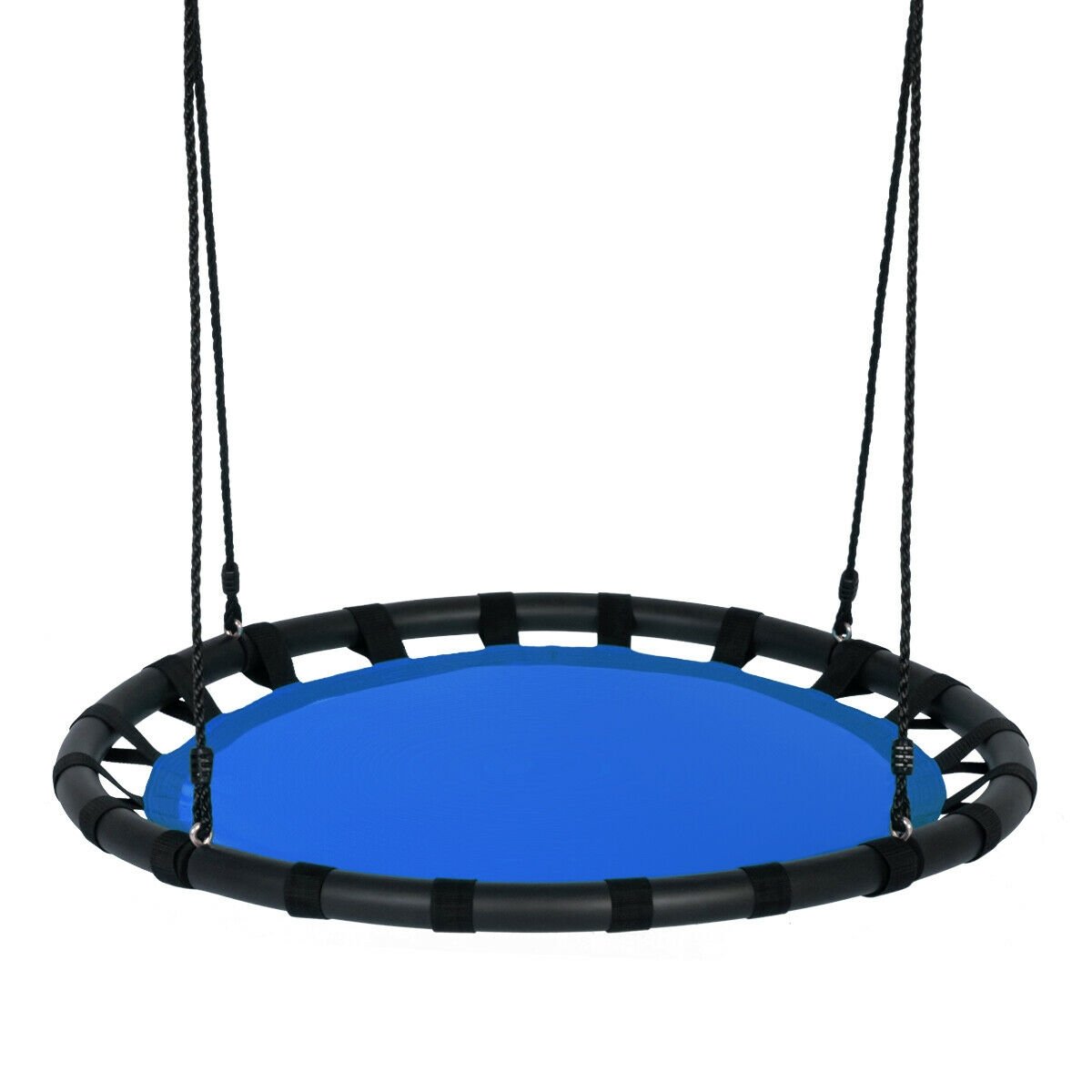 40" Flying Saucer Round Swing Kids Play Set, Blue - Gallery Canada