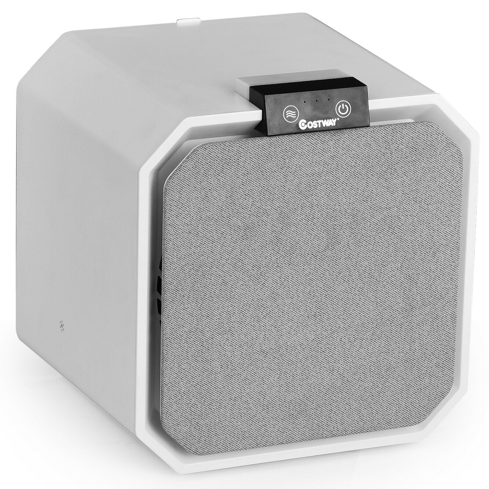 Desktop HEPA Air Purifier Home Air Cleaner with 2-in-1 Composite HEPA Filter, White Air Purifiers at Gallery Canada