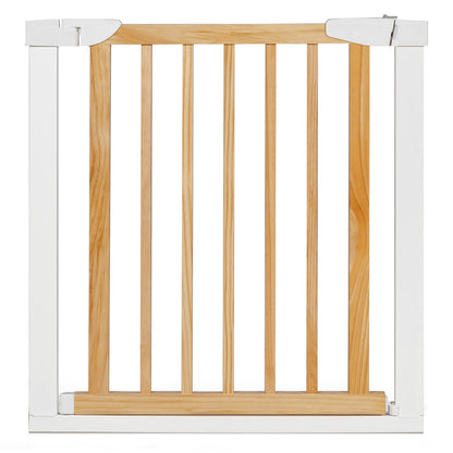 Extendable Safety Gate for Baby and Pet, Natural - Gallery Canada