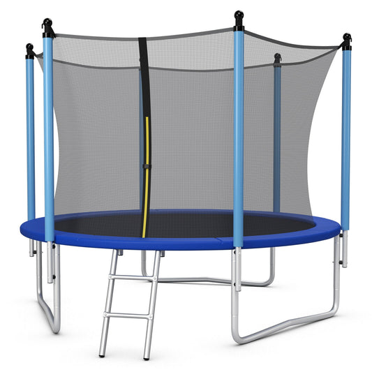 Outdoor Trampoline with Safety Closure Net-15 ft, Multicolor Trampolines Multicolor  at Gallery Canada