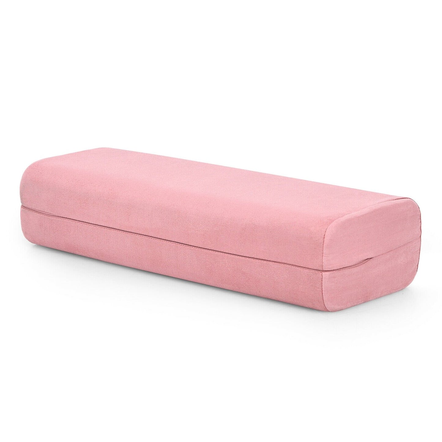 Yoga Bolster Pillow with Washable Cover and Carry Handle, Pink Yoga Accessories   at Gallery Canada