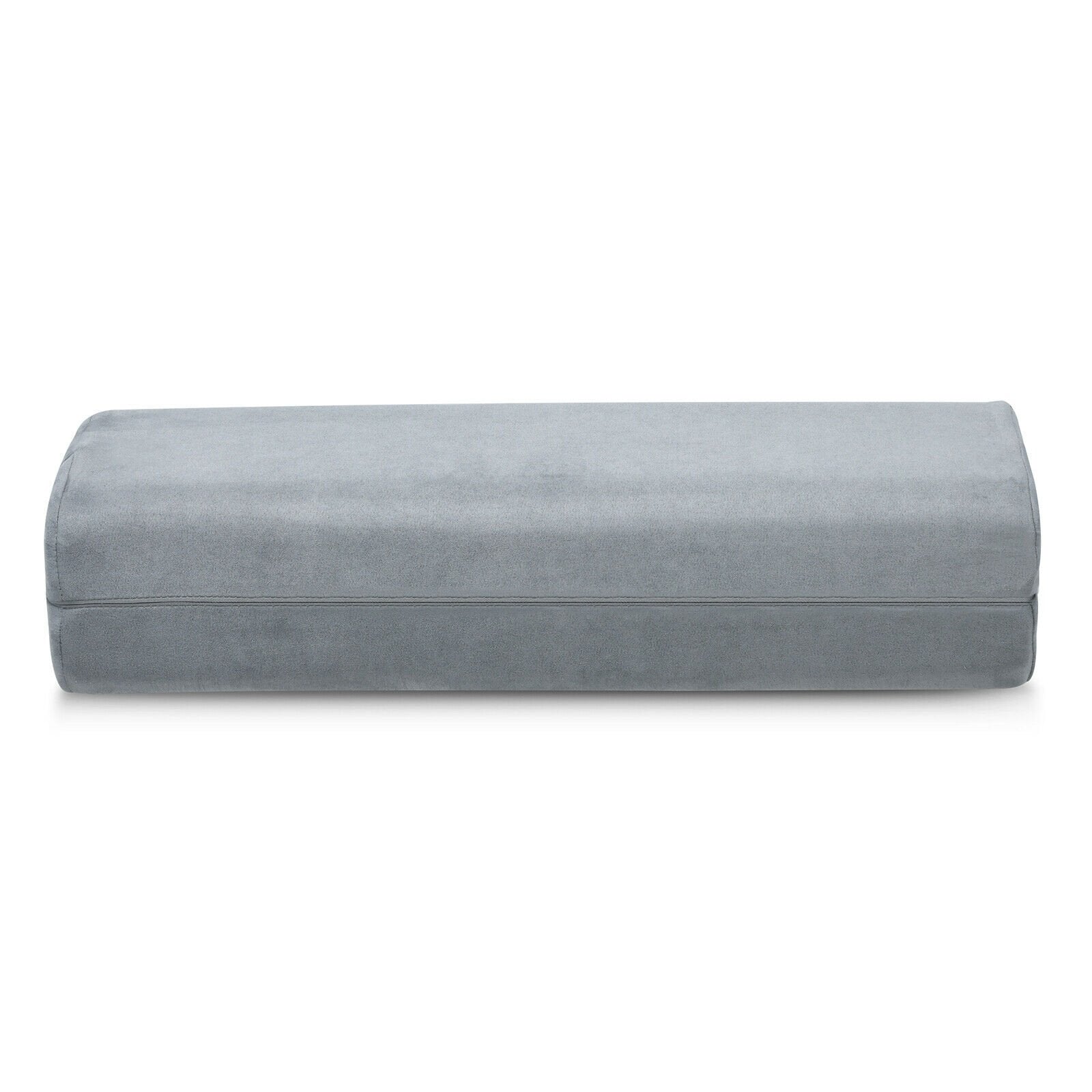 Yoga Bolster Pillow with Washable Cover and Carry Handle, Gray Yoga Accessories   at Gallery Canada