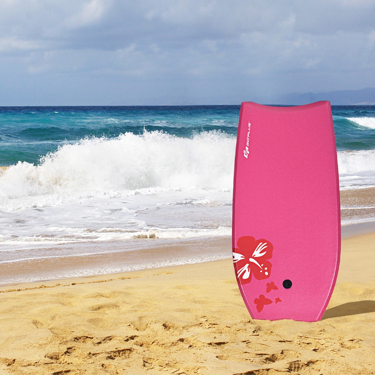 Lightweight Bodyboard Surfing with Leash EPS Core Boarding IXPE-M, Pink Surfing at Gallery Canada