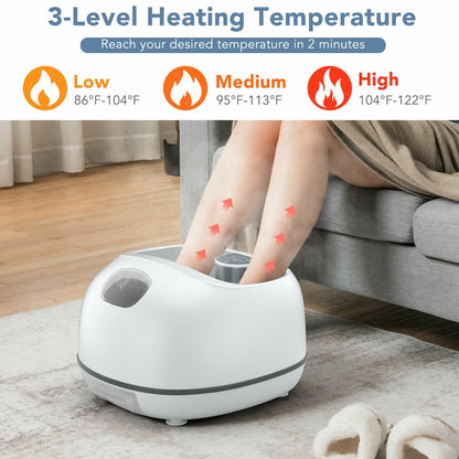 Steam Foot Spa Massager With 3 Heating Levels and Timers, White Foot Massager   at Gallery Canada