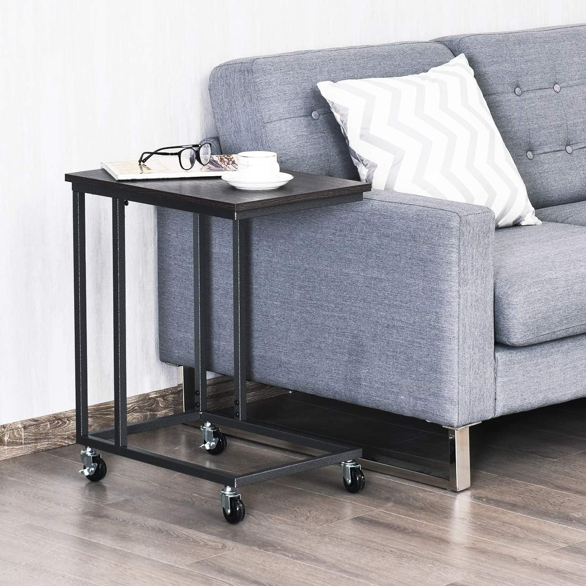 Laptop Holder Sofa Multiple Side End MobileTable, Black End & Side Tables   at Gallery Canada