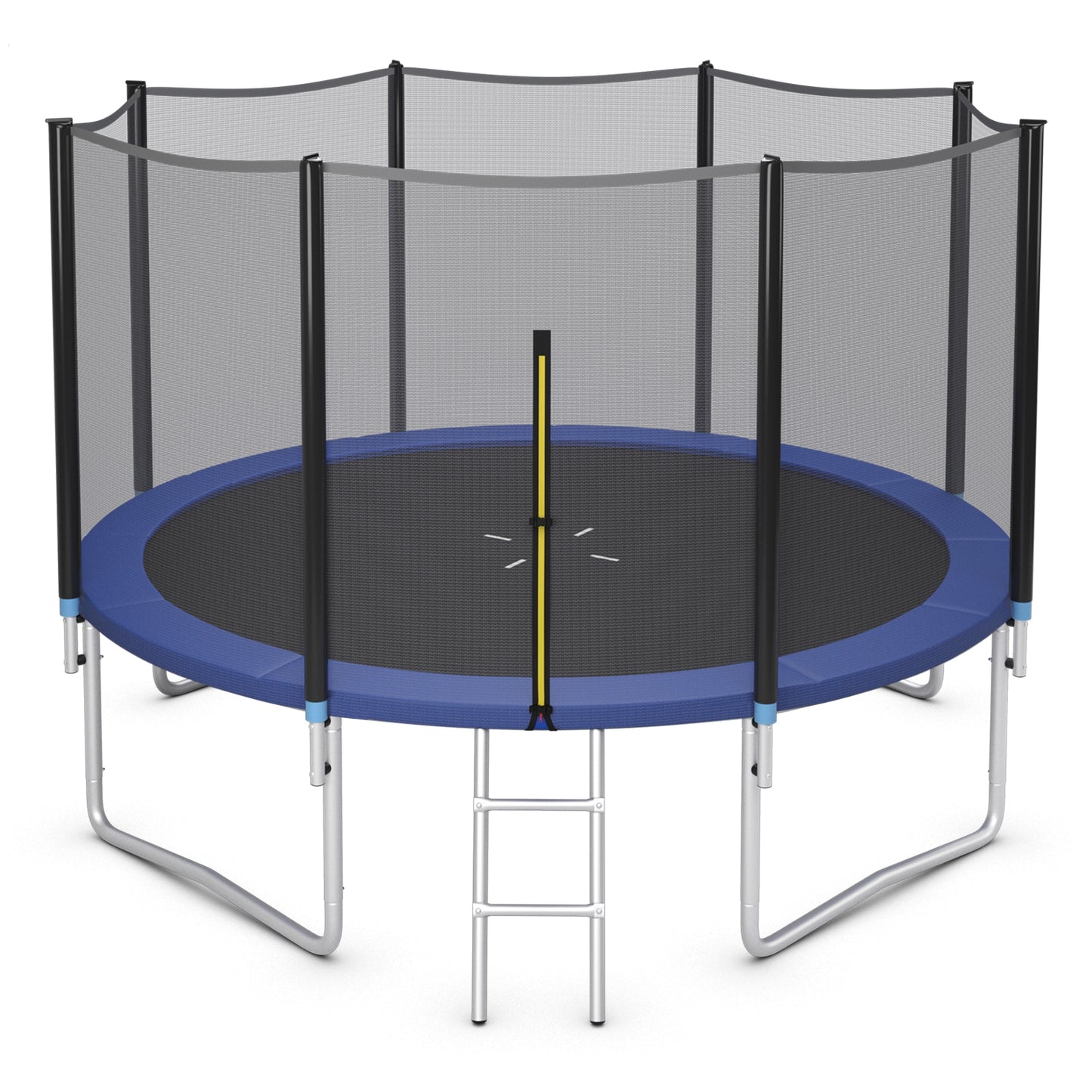 8/10/12/14/15/16 Feet Outdoor Trampoline Bounce Combo with Safety Closure Net Ladder-14 ft, Blue Trampolines   at Gallery Canada