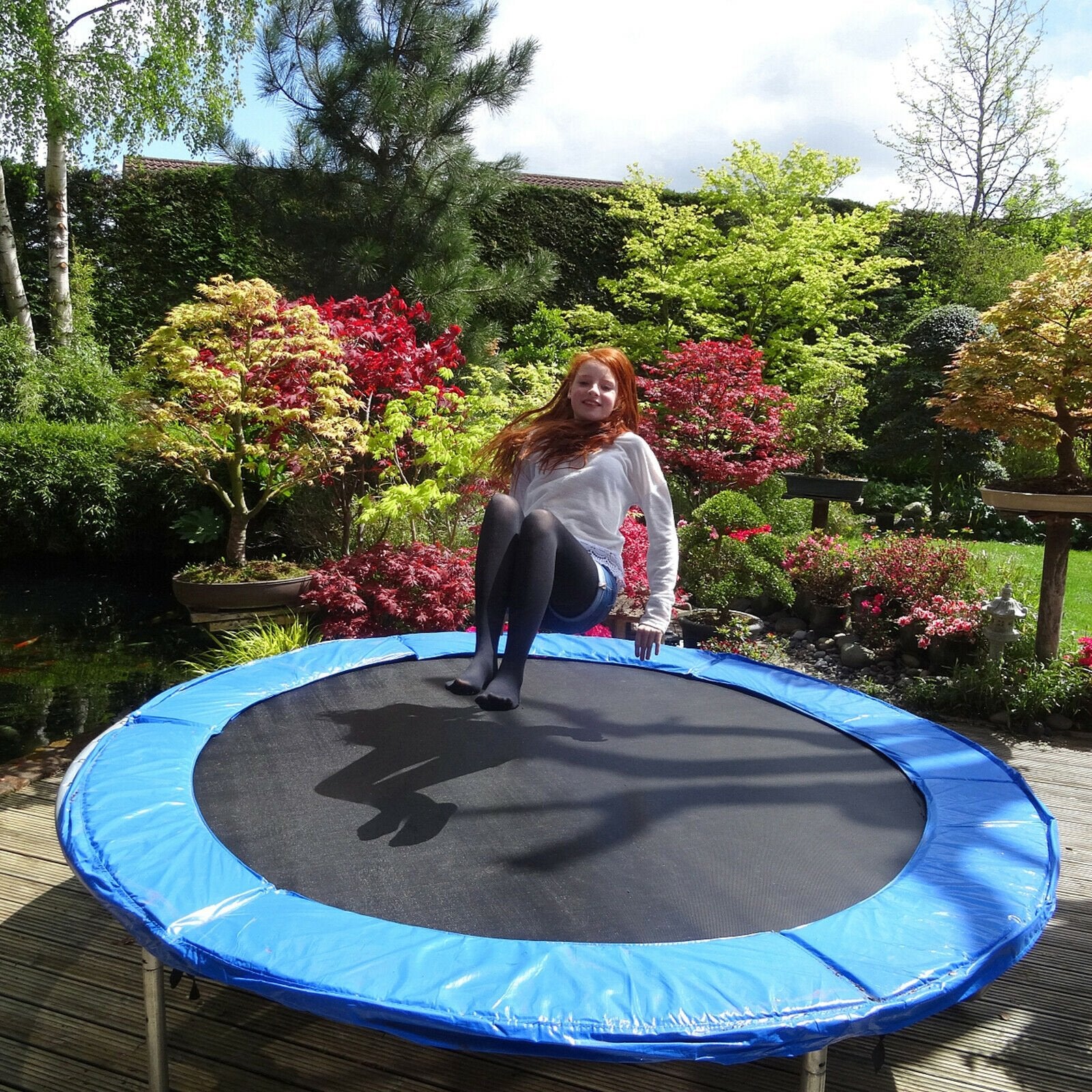 High-Elastic PP Replacement Jumping Mat-14 ft, Black Trampoline Accessories   at Gallery Canada