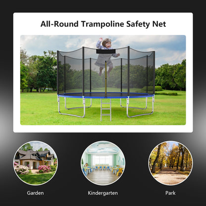 Trampoline Safety Replacement Protection Enclosure Net-10 ft, Black Trampoline Accessories   at Gallery Canada