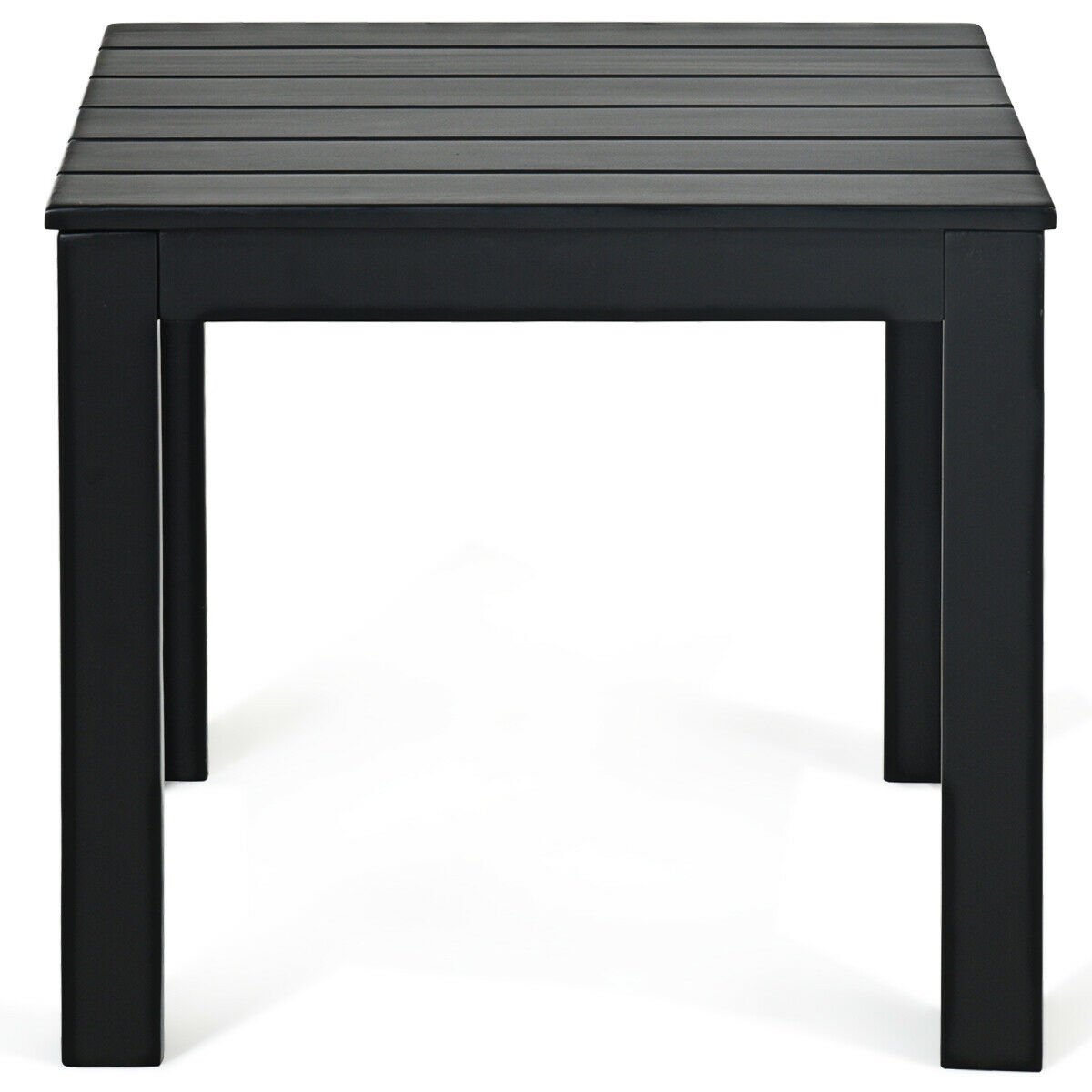 Wooden Square Patio Coffee Bistro Table, Black Patio Coffee Tables   at Gallery Canada