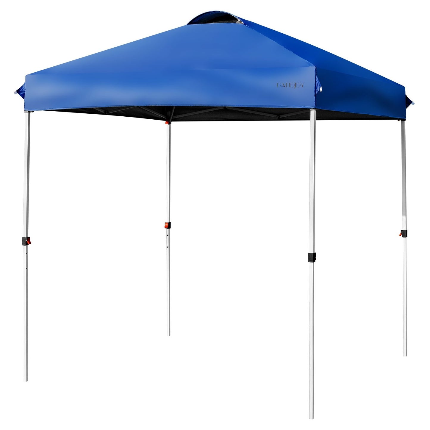 6.6 x 6.6 Feet Outdoor Pop-up Canopy Tent with Roller Bag, Blue Canopies   at Gallery Canada