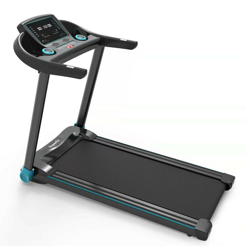 2.25HP Electric Running Machine Treadmill with Speaker and APP Control, Blue