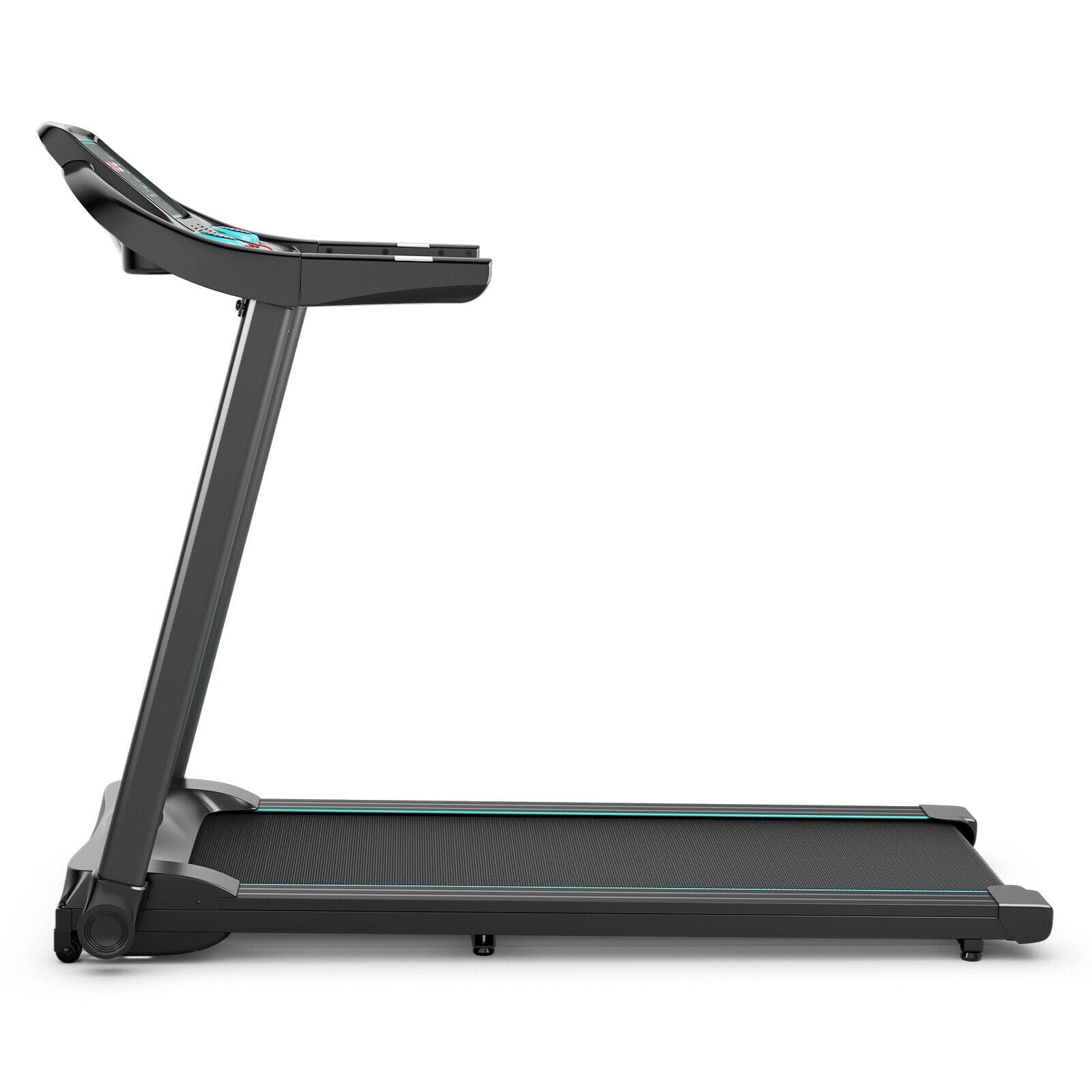 2.25HP Electric Running Machine Treadmill with Speaker and APP Control, Blue Treadmills   at Gallery Canada