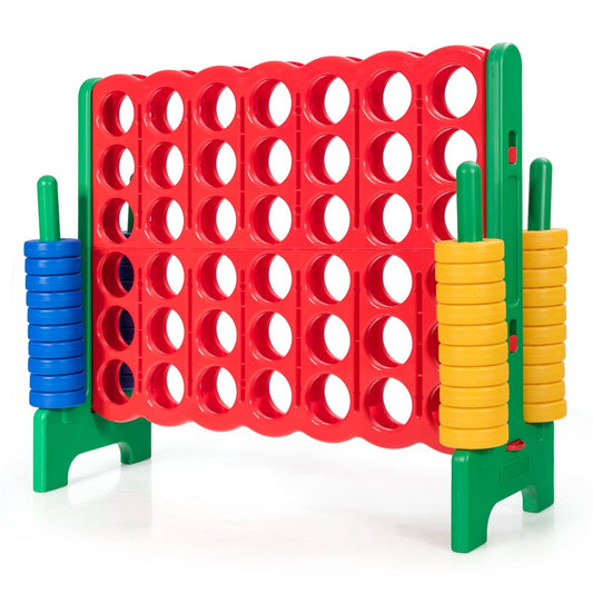 Jumbo 4-to-Score Giant Game Set with 42 Jumbo Rings and Quick-Release Slider, Green - Gallery Canada