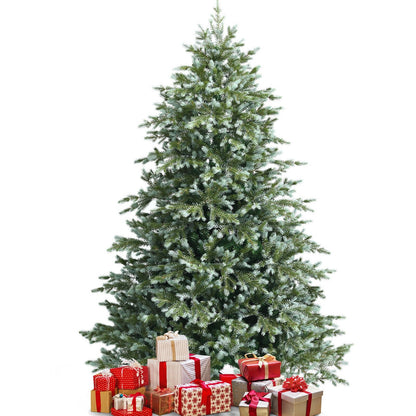 7 Feet Artificial Christmas Tree with 1260 Mixed PE and PVC Tips, Green Christmas Tree   at Gallery Canada