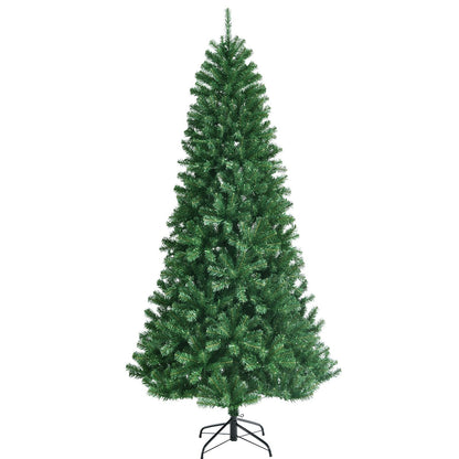 Artificial Hinged Christmas Tree with Remote-controlled Color-changing LED Lights-8', Green Christmas Tree   at Gallery Canada