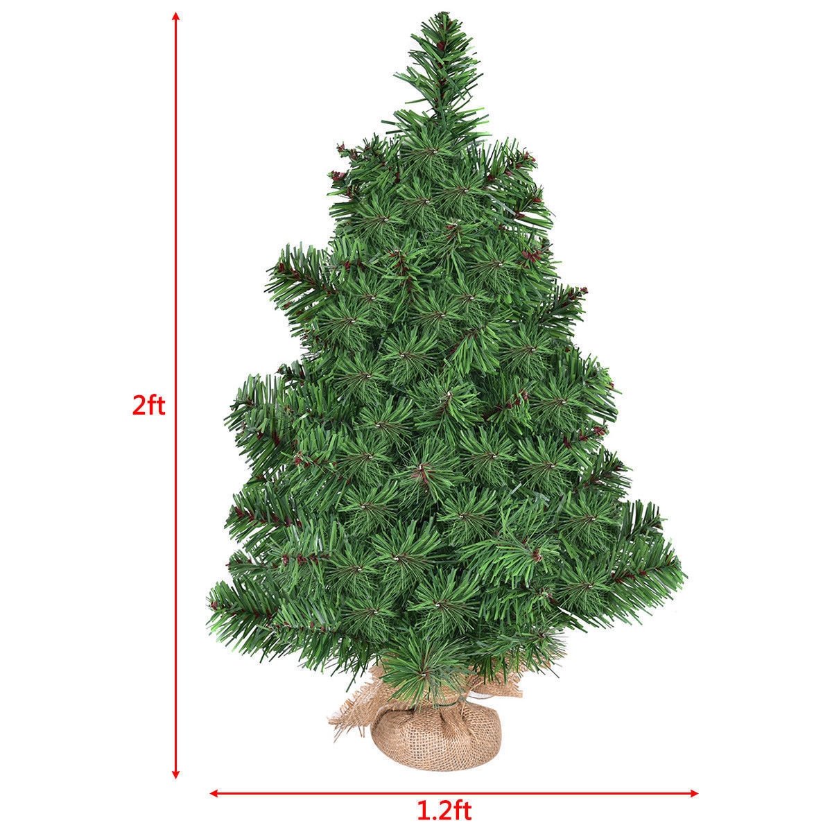 Holiday Season Decor Artificial PVC Christmas Tree-2 ft, Green Christmas Tree   at Gallery Canada