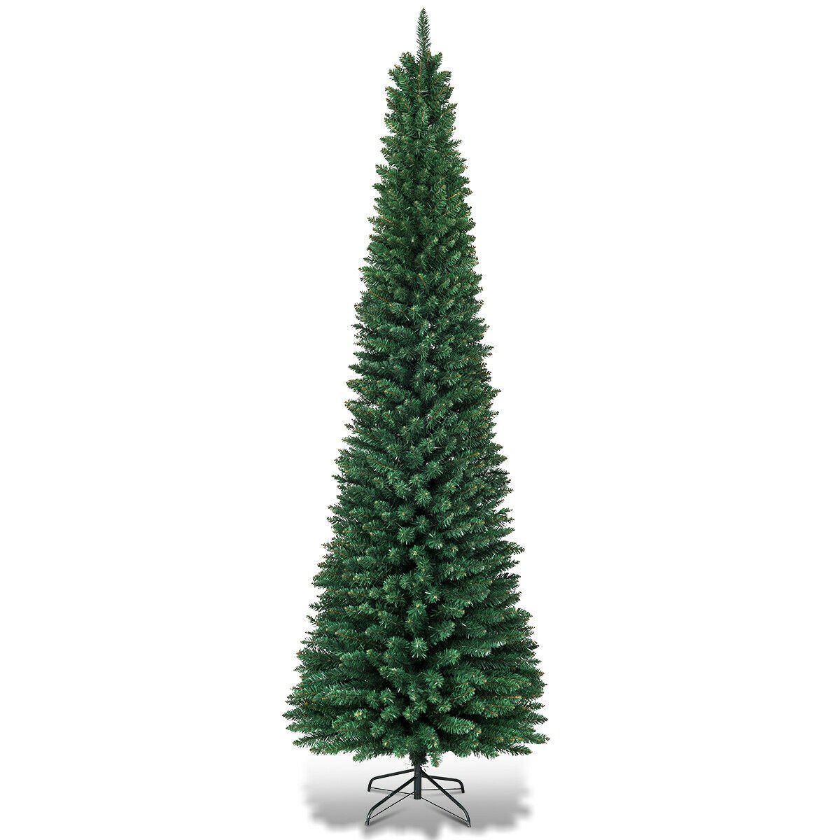 PVC Artificial Slim Pencil Christmas Tree-7', Green Christmas Tree   at Gallery Canada