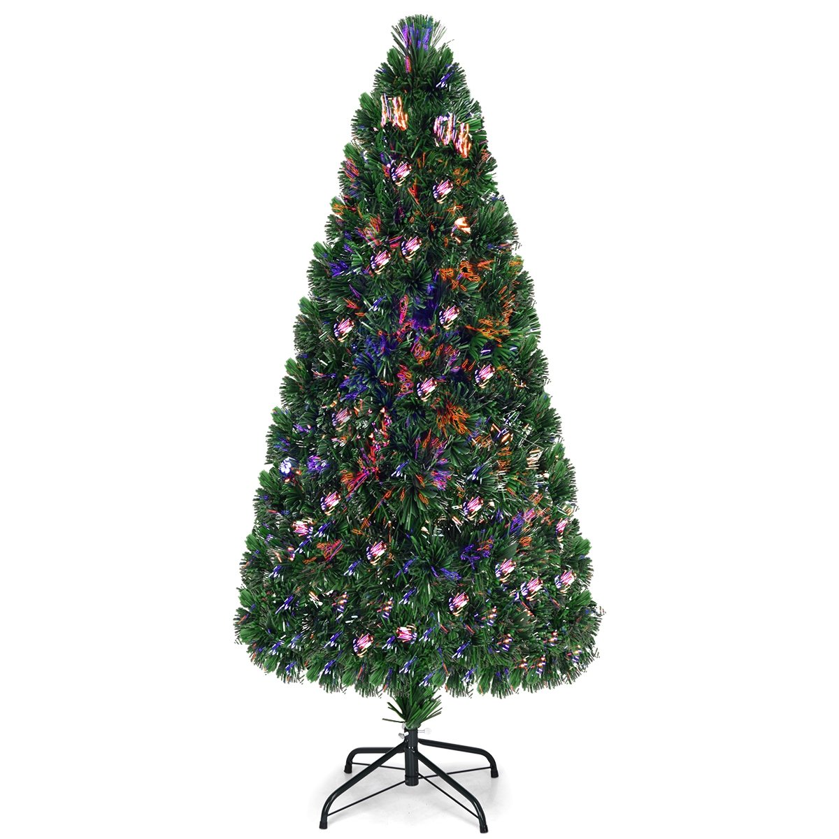 3' / 4' / 5' / 6' Fiber Optic Artificial PVC Christmas Tree-6 ft, Green Christmas Tree   at Gallery Canada