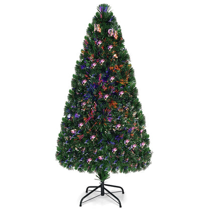 Artificial  Pre-Lit Fiber Optic PVC Christmas Tree-5 ft, Green Christmas Tree   at Gallery Canada